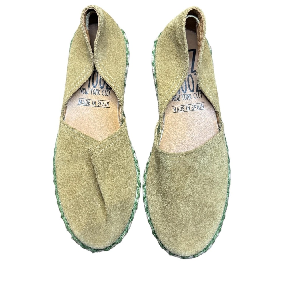 Miz Mooz Shoes Womens Size 36‎ Suede Espadrille Slip On Made In Spain Casual